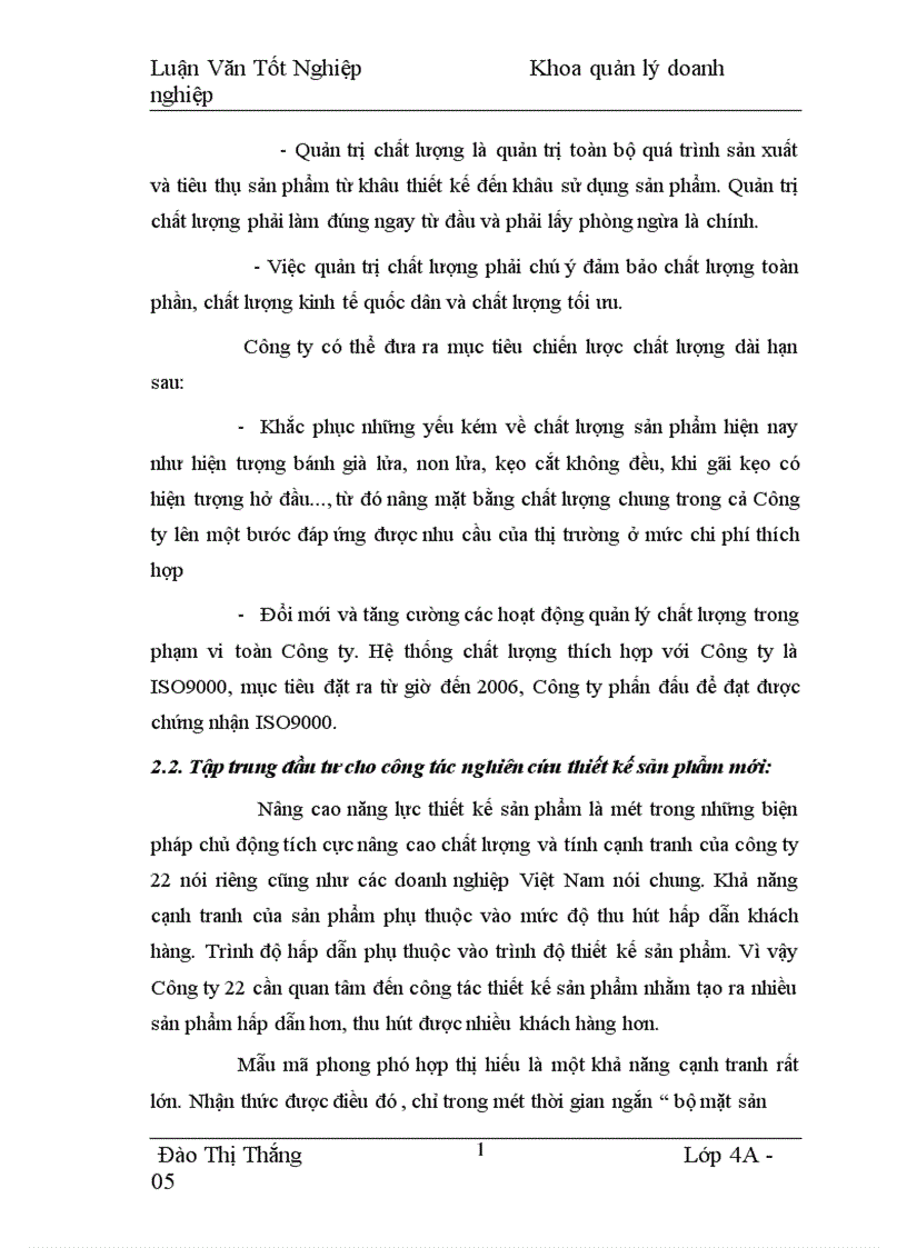 image for page Chất lượng sản phẩm với việc nâng cao khả năng cạnh tranh ở công ty 22