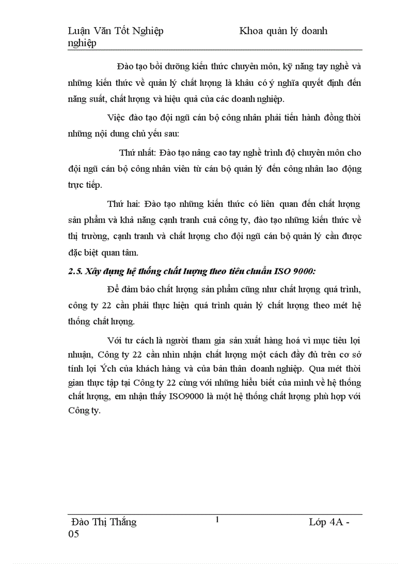 image for page Chất lượng sản phẩm với việc nâng cao khả năng cạnh tranh ở công ty 22