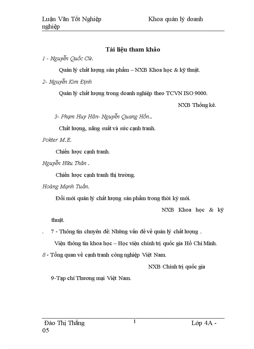 image for page Chất lượng sản phẩm với việc nâng cao khả năng cạnh tranh ở công ty 22