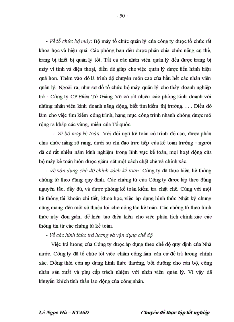 image for page Kế toán tiền lương và các khoản trích theo lương tại Công ty Cổ phần Điện Tử Giảng Võ 1