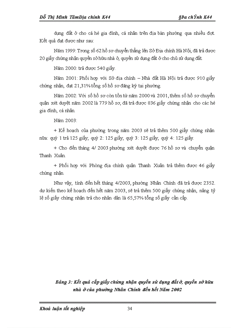 image for page Đánh giá tình hình kê khai đăng ký đất đai và quản lý hệ thống hồ sơ địa chính trên địa bàn phường Nhân Chính quận Thanh Xuân Hà Nội 1
