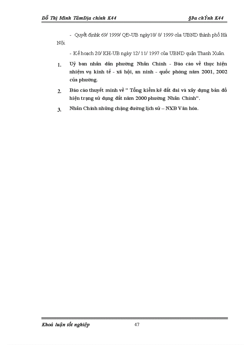image for page Đánh giá tình hình kê khai đăng ký đất đai và quản lý hệ thống hồ sơ địa chính trên địa bàn phường Nhân Chính quận Thanh Xuân Hà Nội 1