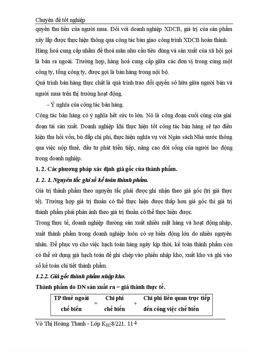 image for page Bán hàng và xác định kết quả kinh doanh cuả Công ty cổ phần thương mại đầu tư Long Biên 1