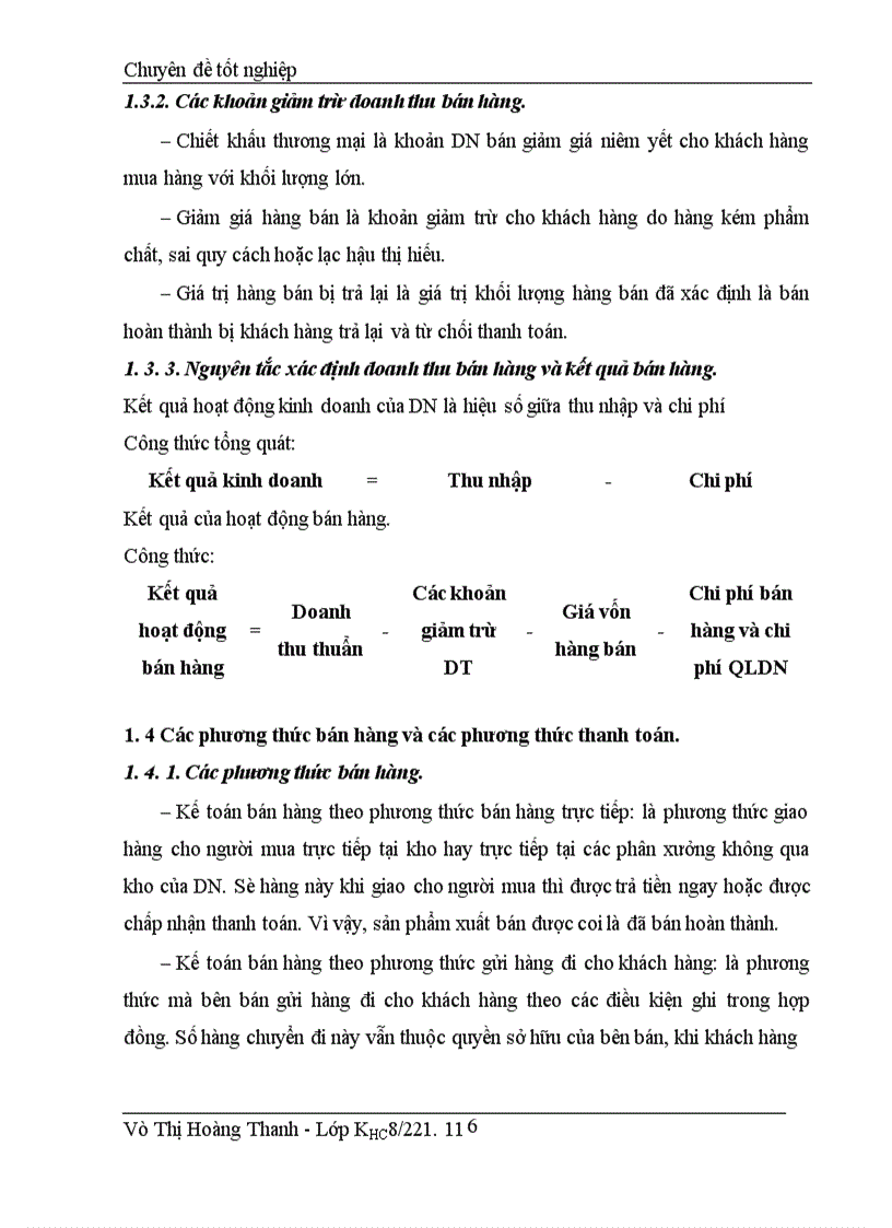 image for page Bán hàng và xác định kết quả kinh doanh cuả Công ty cổ phần thương mại đầu tư Long Biên 1