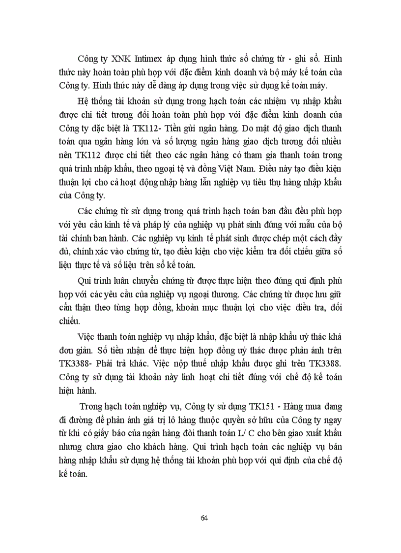 image for page Hoàn thiện kế toán lưu chuyển hàng hoá nhập khẩu với việc nâng cao hiệu quả kinh doanh tại Công ty Xuất nhập khẩu Intimex