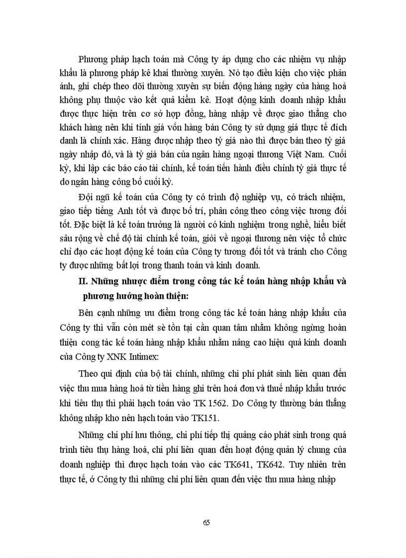 image for page Hoàn thiện kế toán lưu chuyển hàng hoá nhập khẩu với việc nâng cao hiệu quả kinh doanh tại Công ty Xuất nhập khẩu Intimex