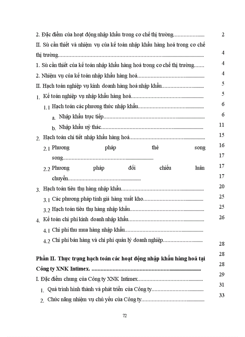 image for page Hoàn thiện kế toán lưu chuyển hàng hoá nhập khẩu với việc nâng cao hiệu quả kinh doanh tại Công ty Xuất nhập khẩu Intimex