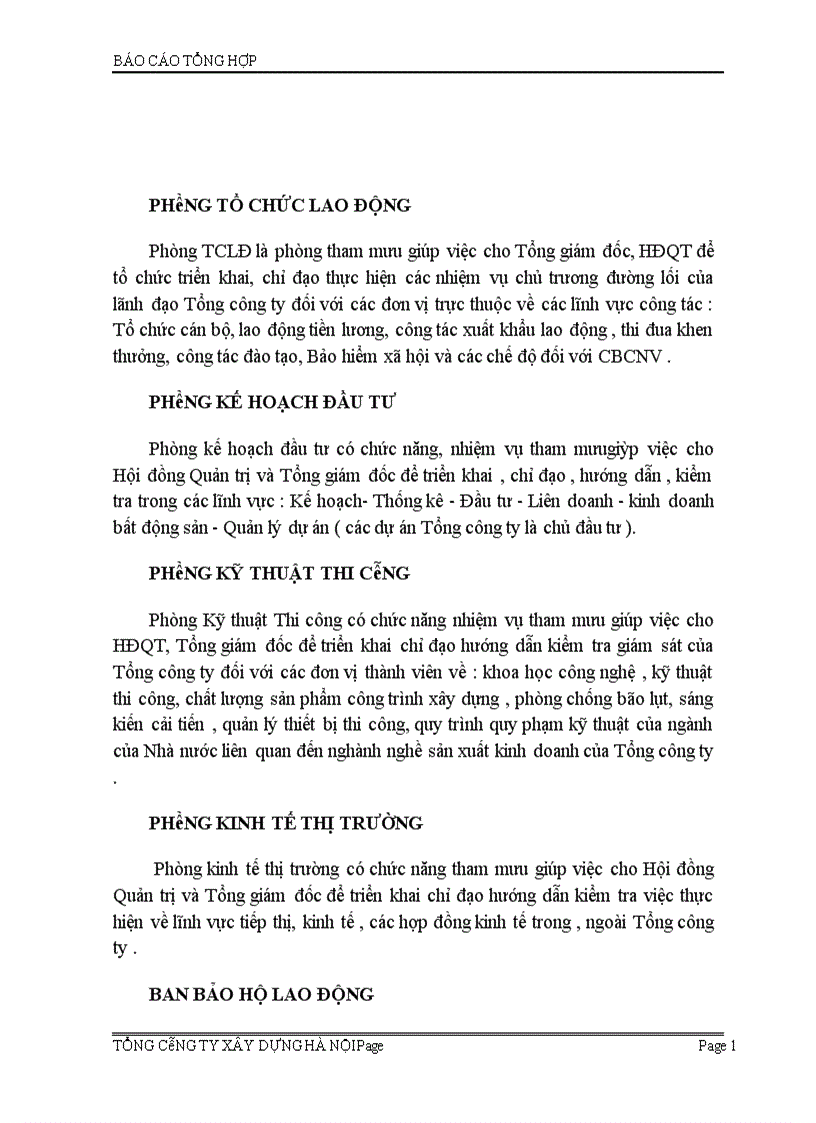 image for page Báo cáo tổng hợp về tổng công ty xây dựng hà nội 1