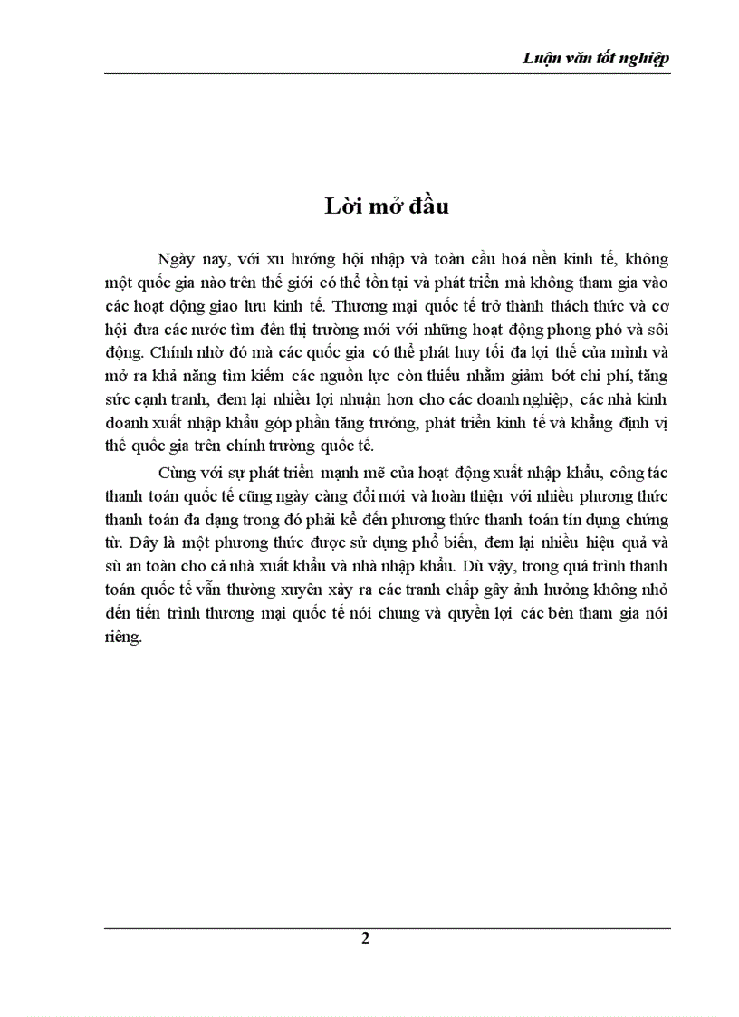 image for page Các biện pháp nhằm hạn chế tranh chấp trong thanh toán quốc tế theo phương thức tín dụng chứng từ tại Ngân hàng Đầu tư và Phát triển Việt Nam