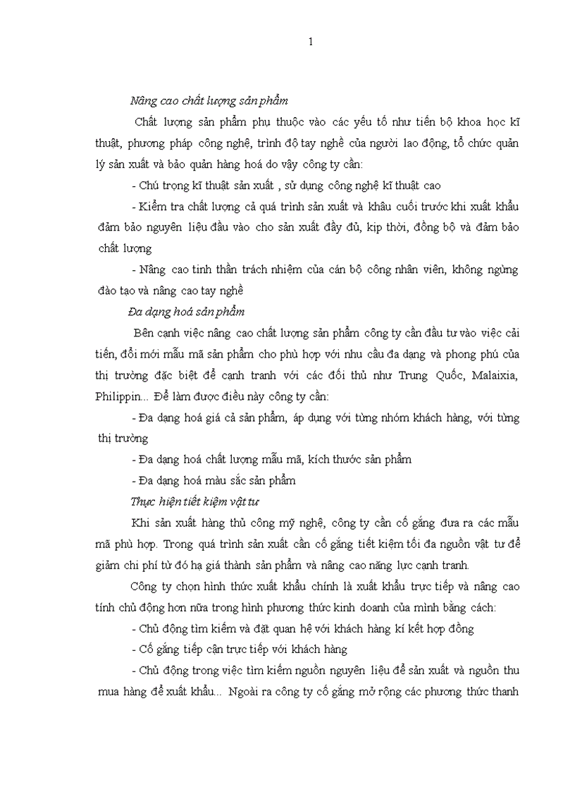 image for page Hoạt động xuất khẩu hàng thủ công mỹ nghệ của công ty TNHH Trần Gia