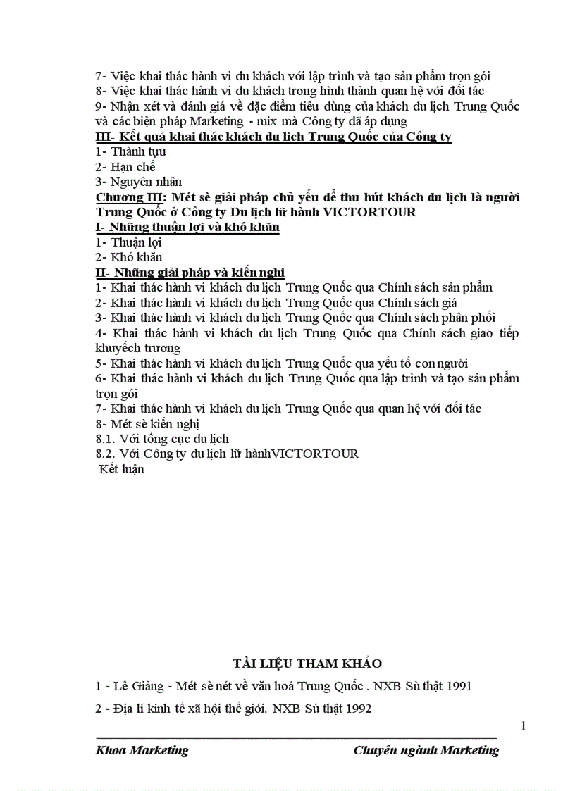 image for page Đặc điểm tâm lý khách du lịch Trung Quốc và các biện pháp Marketing Mix nhằm tăng khả năng thu hút khách du lịch Trung Quốc tại công ty du lịch lữ hành Victortour 1