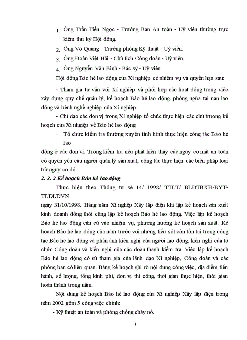 image for page Nội dung của công tác Bảo Hộ Lao Động