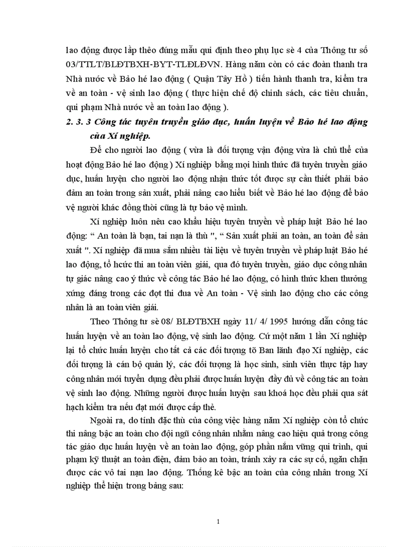 image for page Nội dung của công tác Bảo Hộ Lao Động