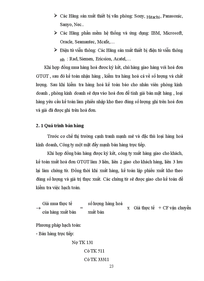 image for page Hạch toán kế toán bán hàng tại Công ty TNHH Thiết bị kỹ thuật và Phần mềm Việt Nam