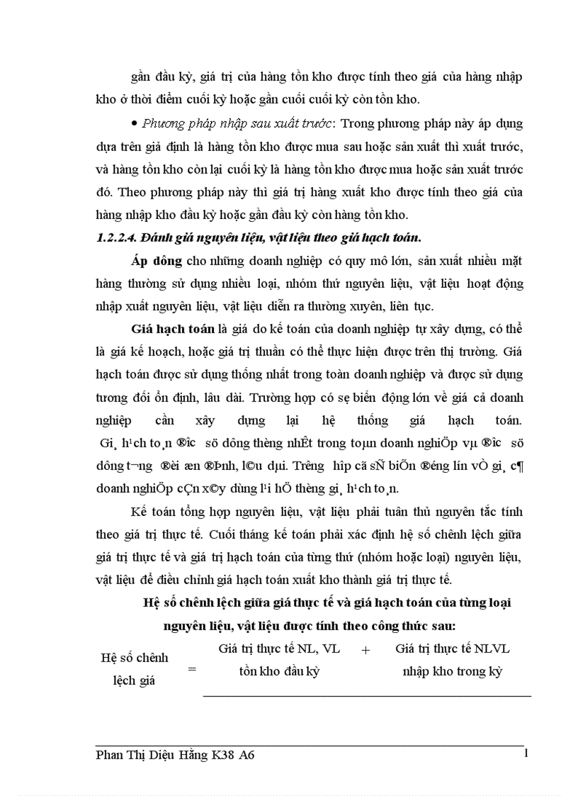 image for page Công tác kế toán nguyên vật liệu tại Công ty Rượu Hà Nội 1