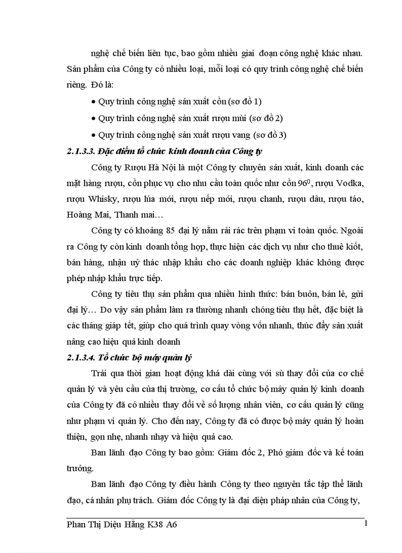 image for page Công tác kế toán nguyên vật liệu tại Công ty Rượu Hà Nội 1