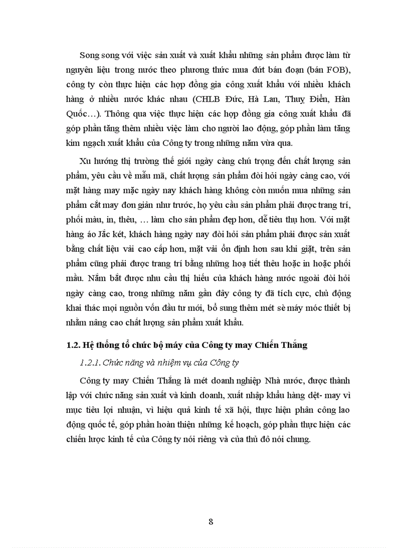 image for page Giải pháp thúc đẩy hoạt động kinh doanh xuất nhập khẩu của Công ty may Chiến Thắng 1