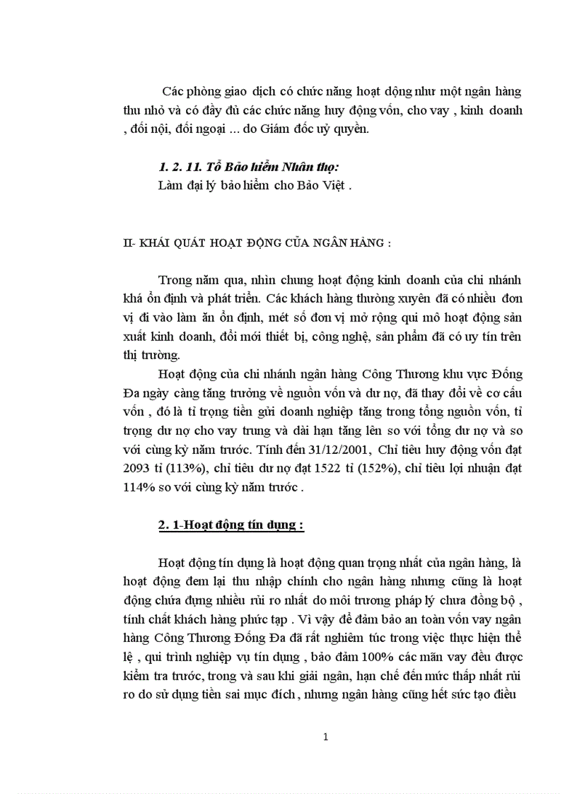 image for page Giải pháp nâng cao chất lượng tín dụng đối với doanh nghiệp nhà nước tại ngân hàng Công thương Đống Đa Mở đầu Chương 1