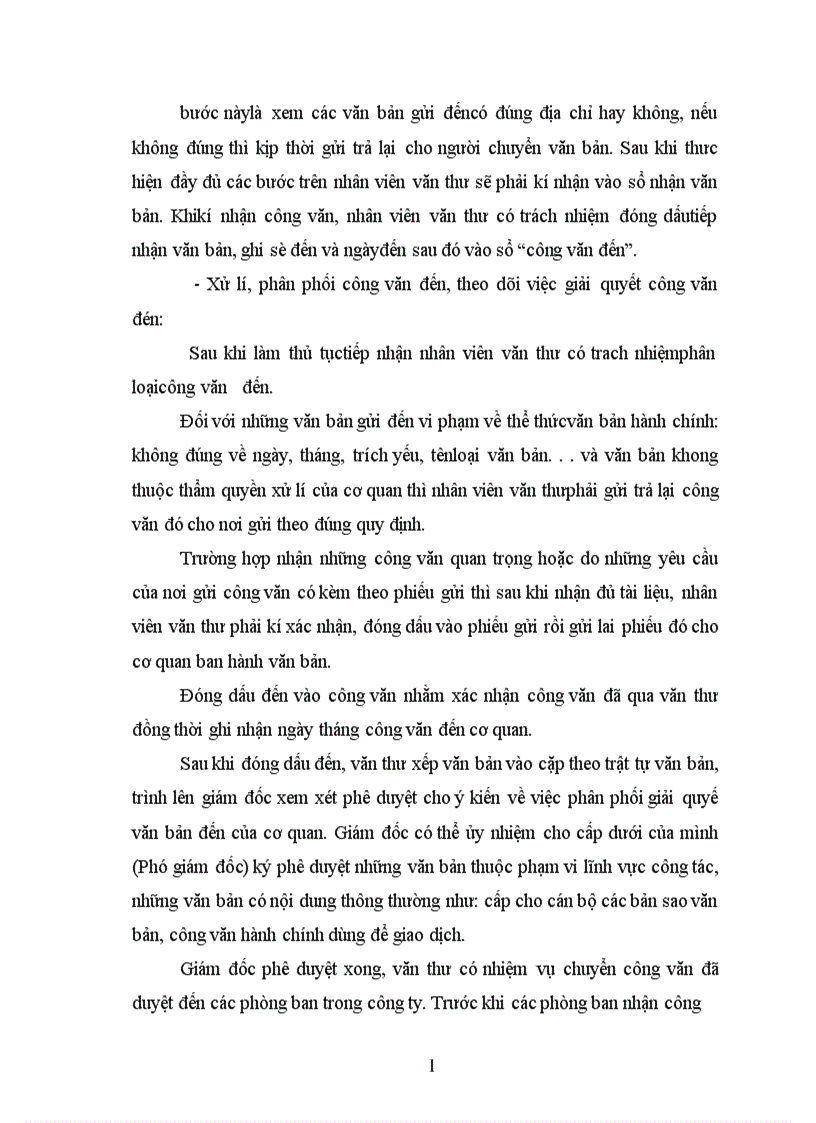 image for page Một số biện pháp nâng cao hiệu quả công tác Văn thư Lưu trữ trong văn phông Công ty Cơ điện và phát triển nông thôn