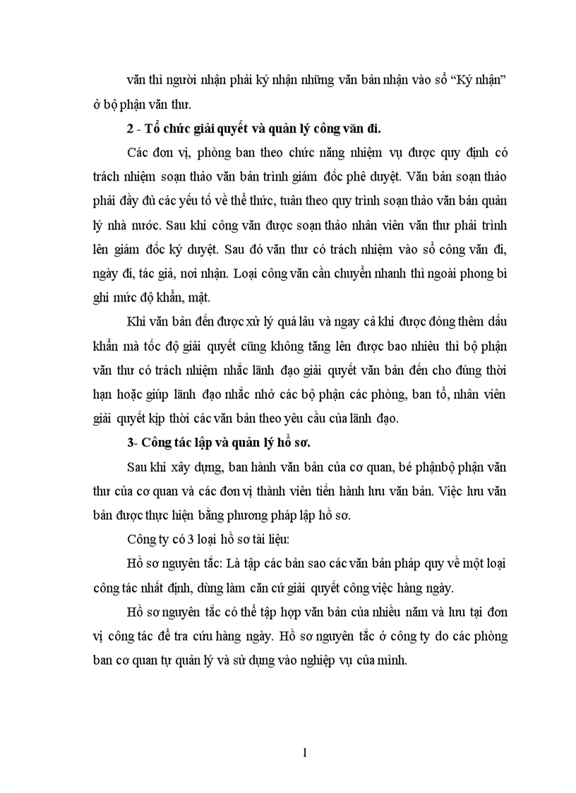 image for page Một số biện pháp nâng cao hiệu quả công tác Văn thư Lưu trữ trong văn phông Công ty Cơ điện và phát triển nông thôn