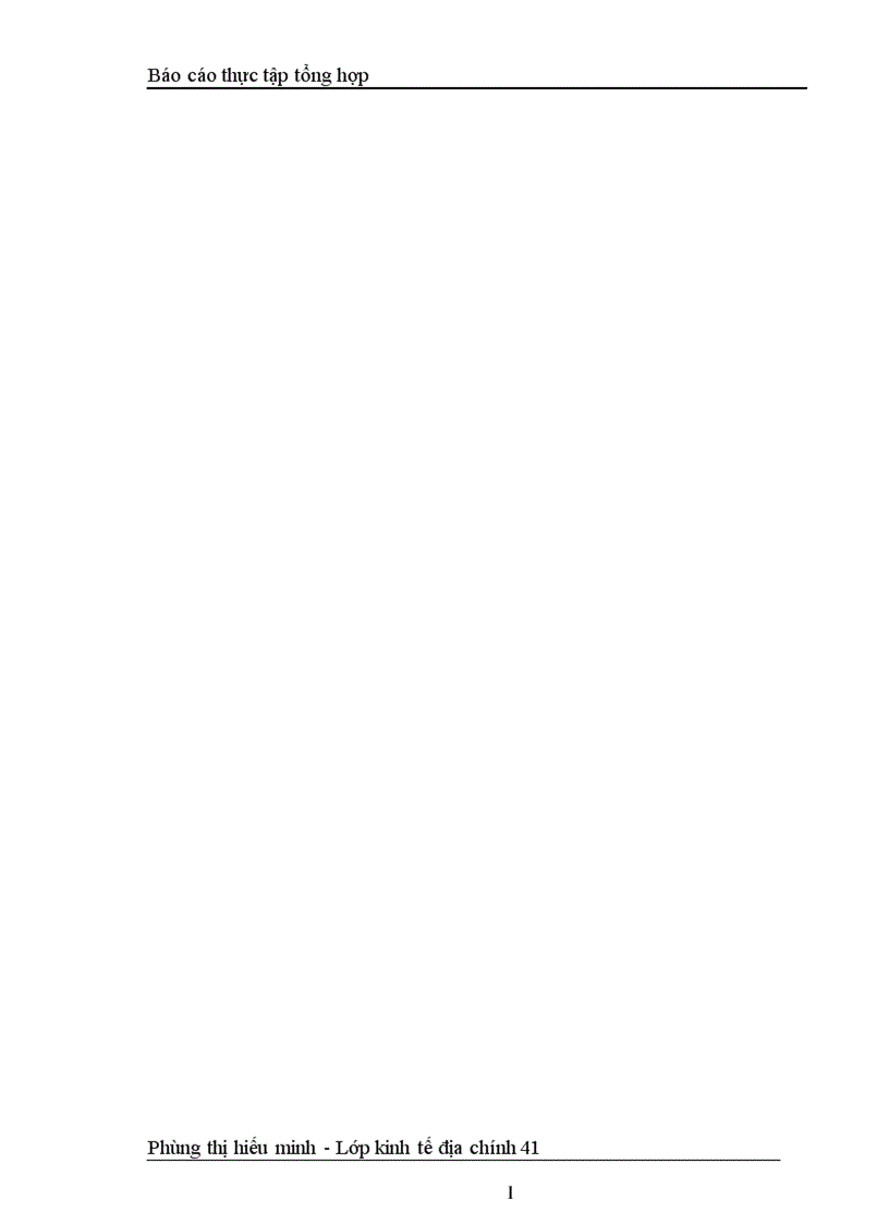 image for page Báo cáo thực tập tổng hợp của vụ Đăng ký Thống kê đất đai