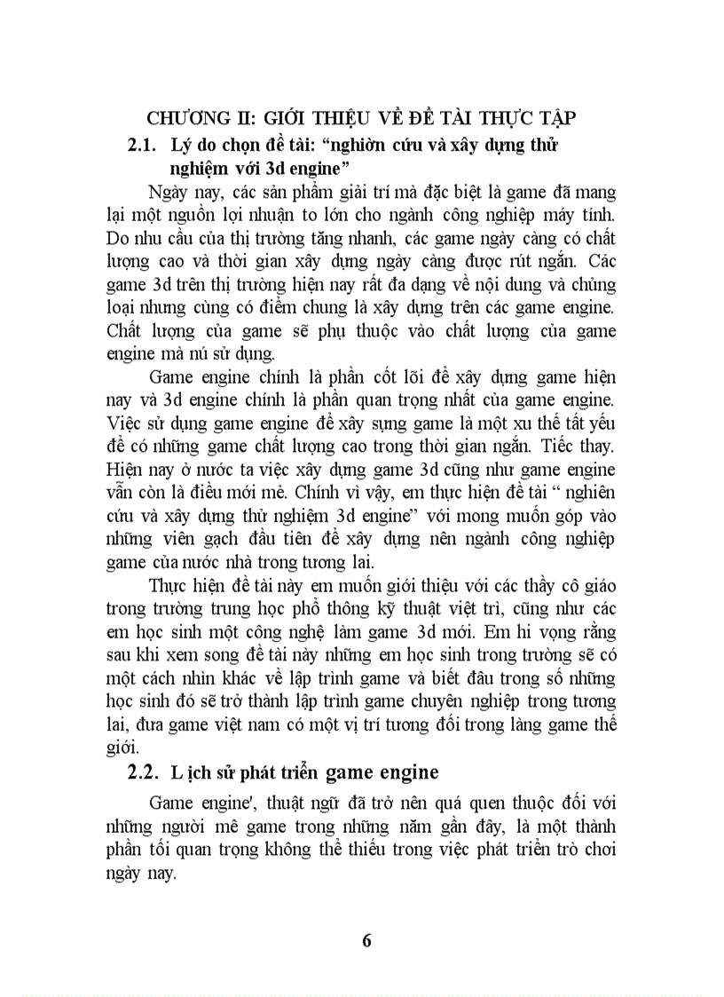 image for page Nghiên cứu và xây dựng thử nghiệm với 3d engine 1
