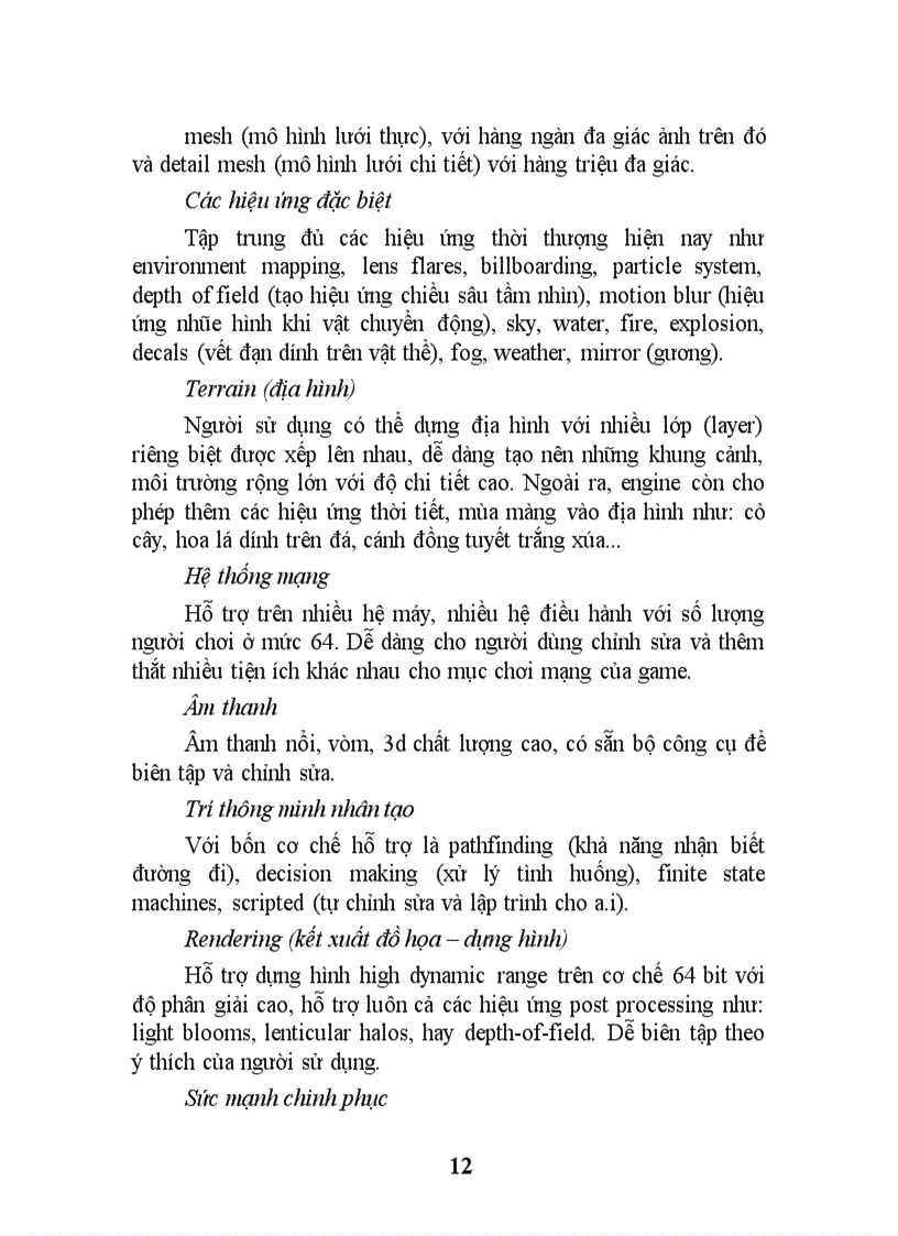 image for page Nghiên cứu và xây dựng thử nghiệm với 3d engine 1