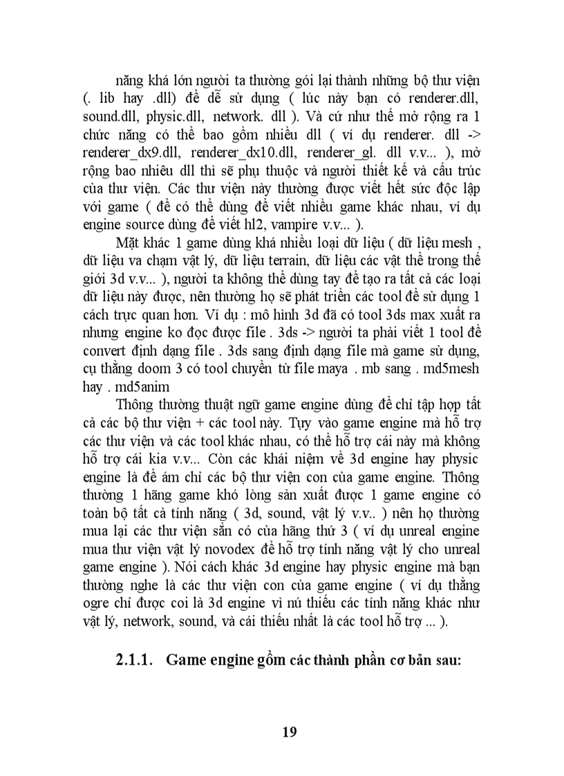 image for page Nghiên cứu và xây dựng thử nghiệm với 3d engine 1