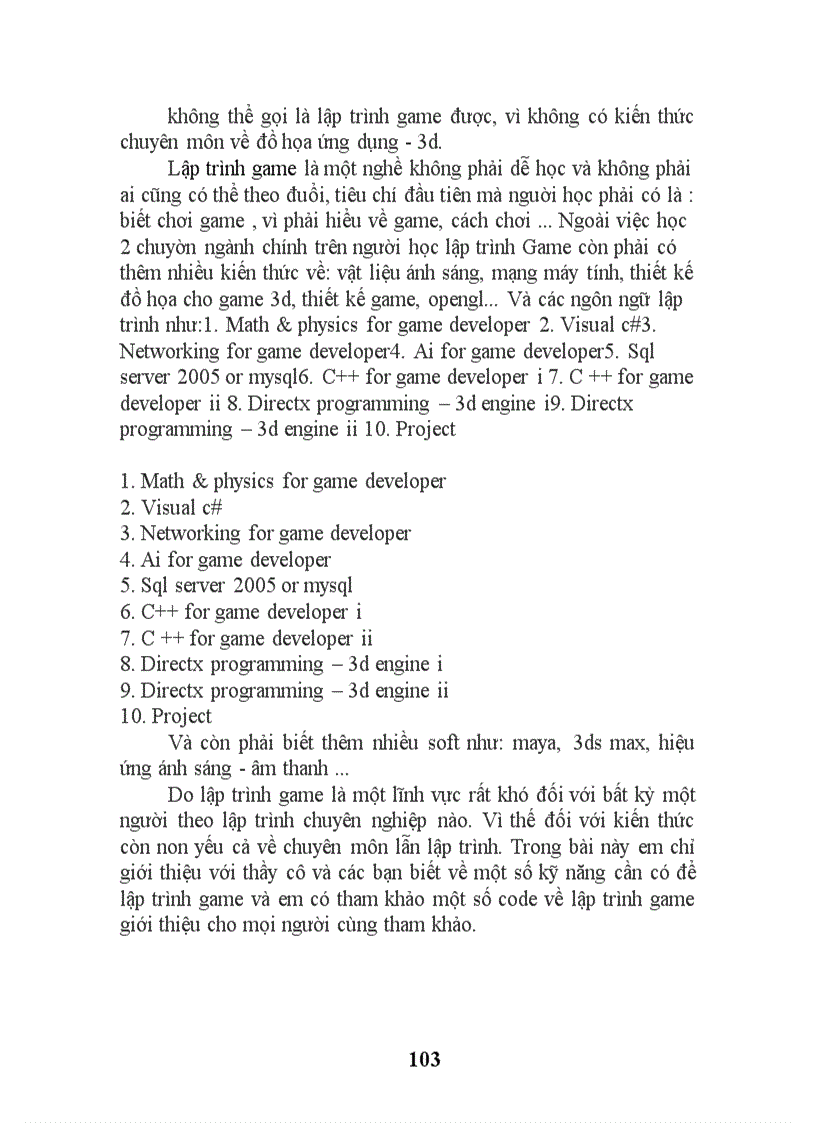 image for page Nghiên cứu và xây dựng thử nghiệm với 3d engine 1