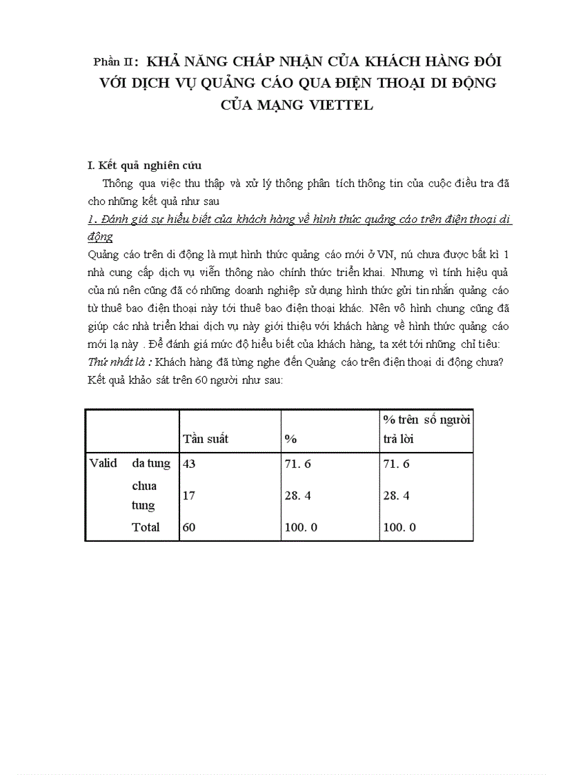 image for page Nghiên cứu khả năng chấp nhận của khách hàng đối với dịch vụ quảng cáo qua điện thoại di động của mạng Viettel 1
