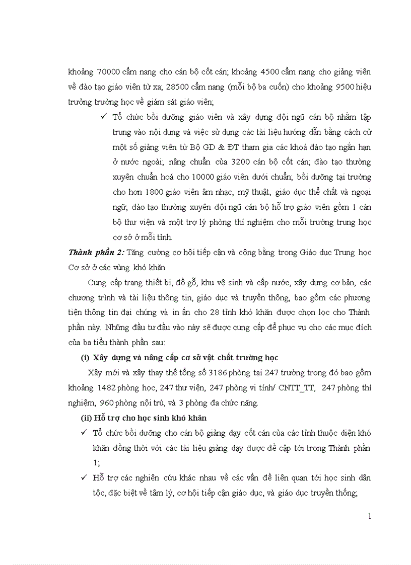 image for page Một số giải pháp đề xuất nhằm hoàn thiện công tác quản lý Dự án Phát triển giáo dục Trung học Cơ sở II CPCU Bộ Giáo dục và Đào tạo trong giai đoạn 2010 2012 1