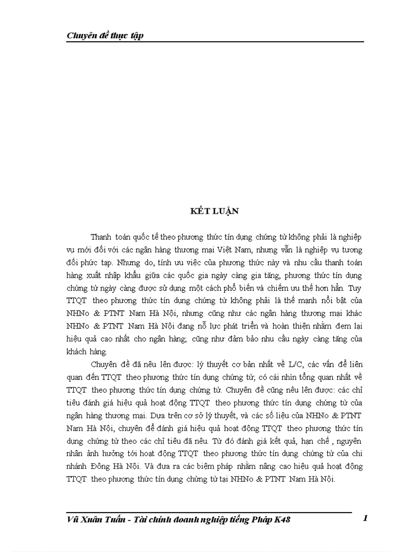 image for page Giải pháp mở rộng hoạt động thanh toán quốc tế theo phương thức tín dụng chứng tù tại Ngân hàng Nông nghiệp và phát triển Nông thôn chi nhánh Nam Hà Nội 1