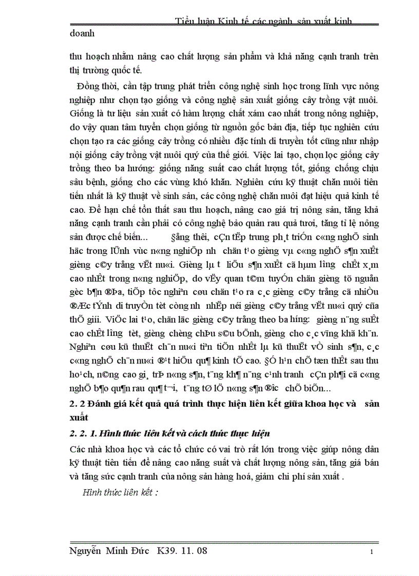 image for page Tăng cường quan hệ liên kết giữa khoa học và sản xuất của hộ gia đình nông dân nước ta