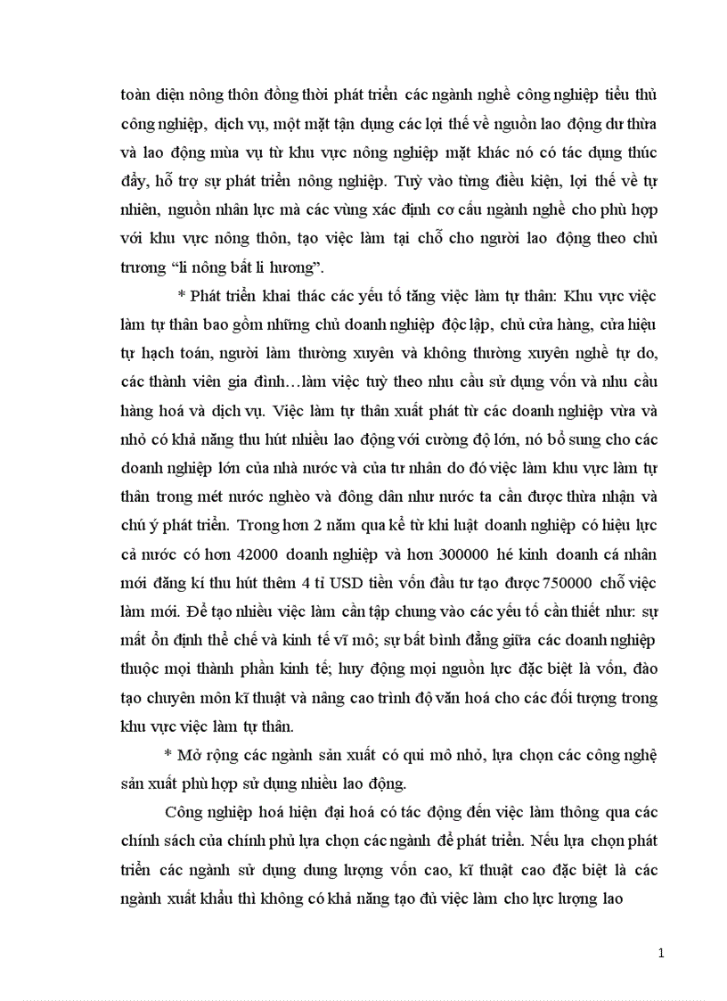 image for page Nhiệm vụ và các giải pháp giải quyết việc làm trong kế hoạch 5 năm 2001 2005 ở Việt Nam