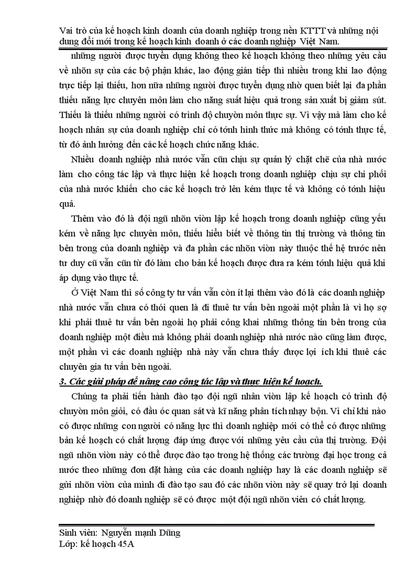 image for page Vai trò của kế hoạch kinh doanh của doanh nghiệp trong nền KTTT và những nội dung đổi mới trong kế hoạch kinh doanh ở các doanh nghiệp Việt Nam 1