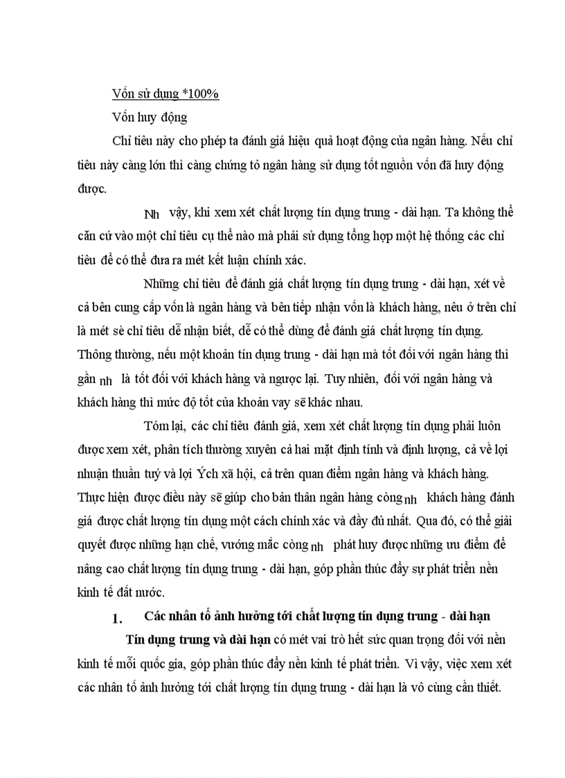 image for page Giải pháp nâng cao chất lượng tín dụng trung dài hạn tại chi nhánh NHNo PTNT 24 Láng Hạ