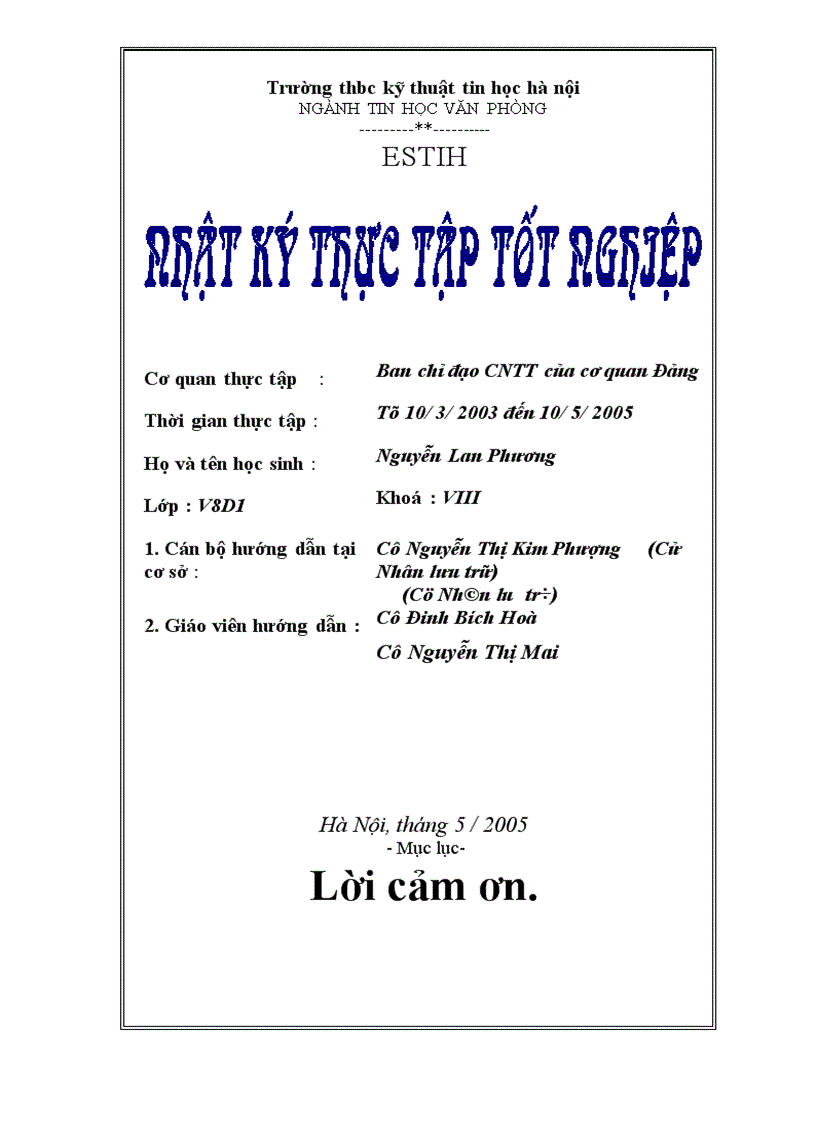 image for page Chuyên đề về ứng dụng Winword trong soạn thảo văn bản