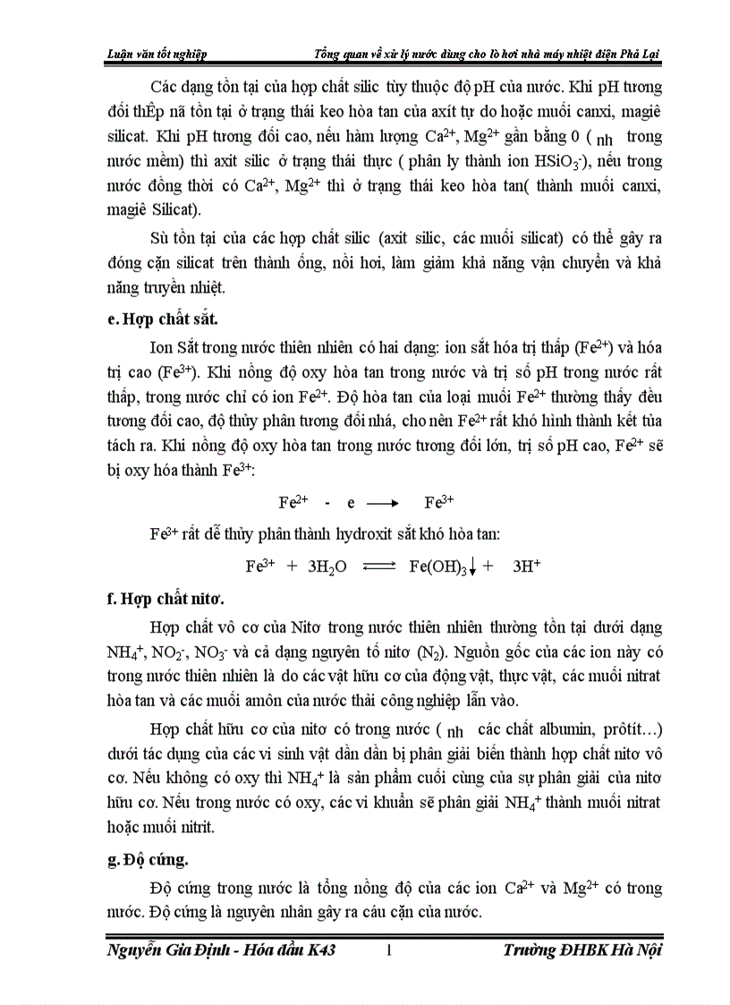 image for page Tổng quan về xử lý nước dùng cho lò hơi nhà máy nhiệt điện Phả Lại
