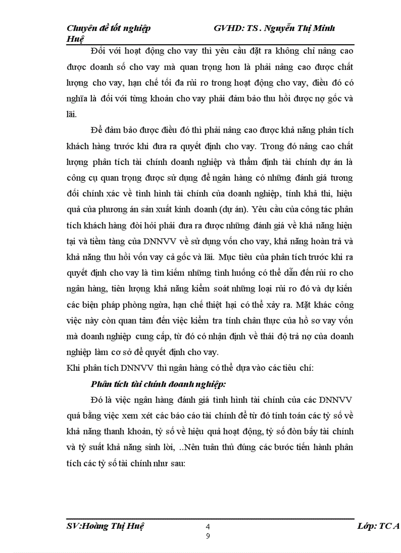 image for page Nâng cao chất lượng cho vay đối với doanh nghiệp nhỏ và vừa tại ngân hàng Thương mại cổ phần Công Thương Việt Nam chi nhánh Quang Trung