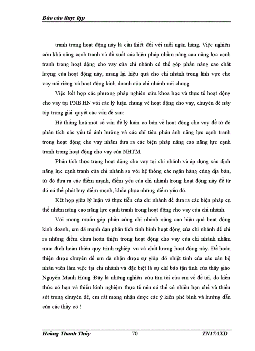 image for page Nâng cao năng lực cạnh tranh trong hoạt động cho vay của Ngân hàng Thương mại cổ phần Phương Nam Chi nhánh Hà Nội