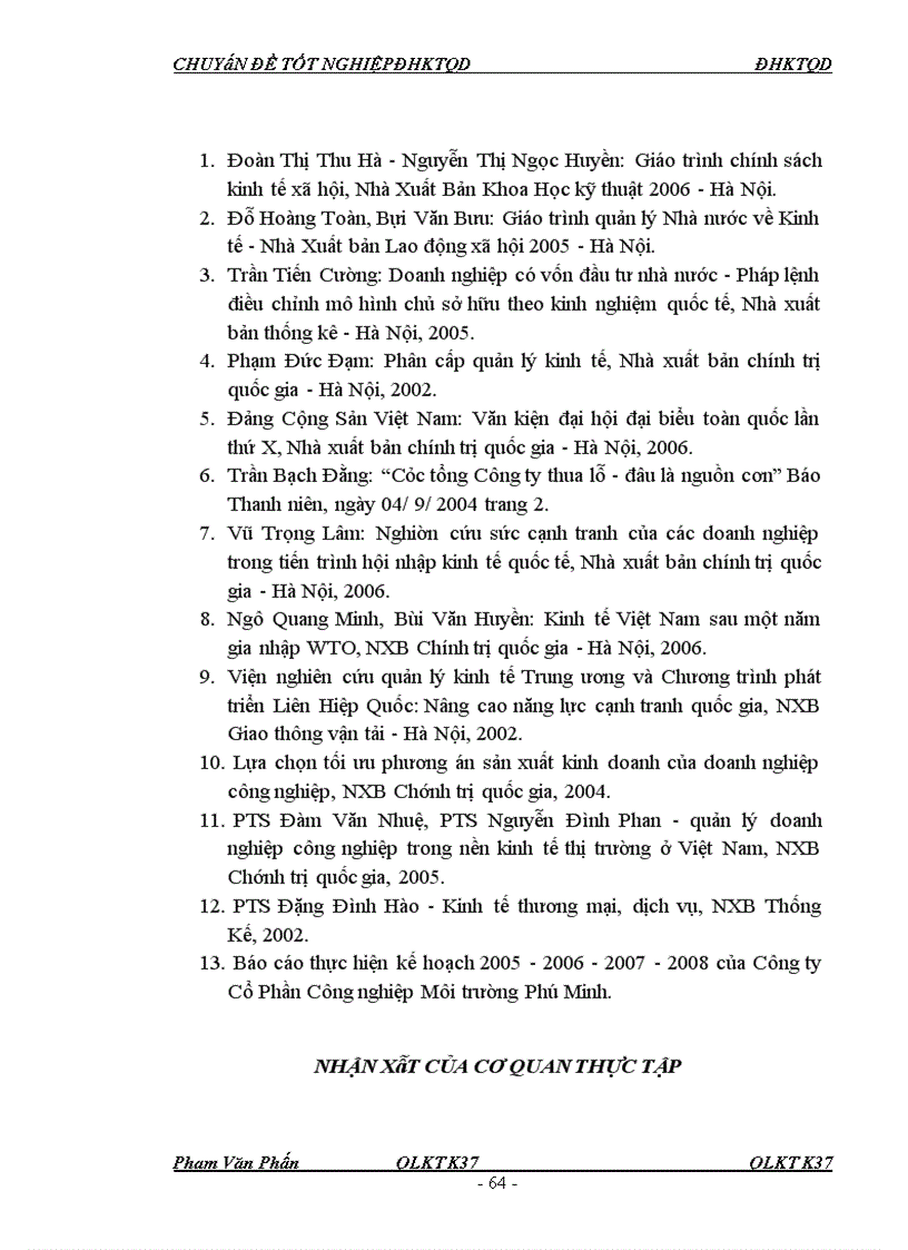 image for page Một số biện pháp nhằm mở rộng thị trường tiêu thụ sản phẩm cơ khí ở công ty cổ phần công nghiệp môi trường phú minh 1