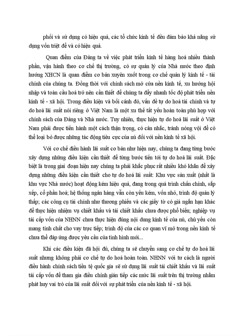 image for page Lãi suất tín dụng Ngân Hàng và sự điều hành lãi suất của ngân hàng nhà nước Việt Nam