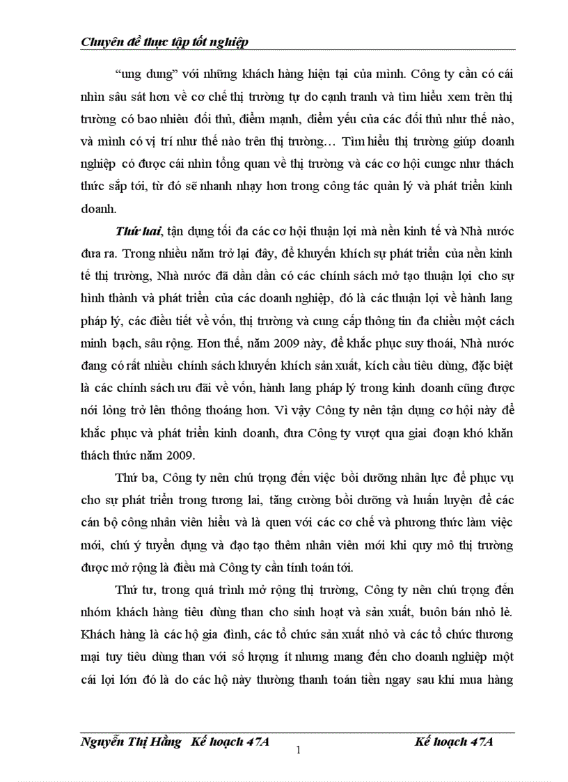 image for page Chiến lược mở rộng thị trường của Công ty kinh doanh than Hà Nội đến năm 2015