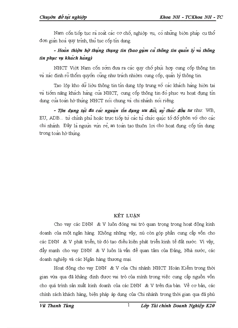 image for page Đẩy mạnh cho vay doanh nghiệp nhỏ và vừa tại Chi nhánh NHCT Hoàn Kiếm