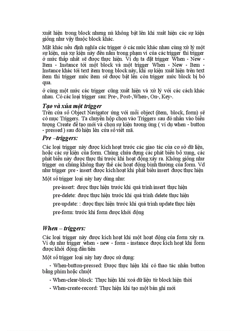 image for page Tìm hiểu Oracle form và ứng dụng vào xây dựng chương trình quản lý thăng tiến của đại lý bảo hiểm