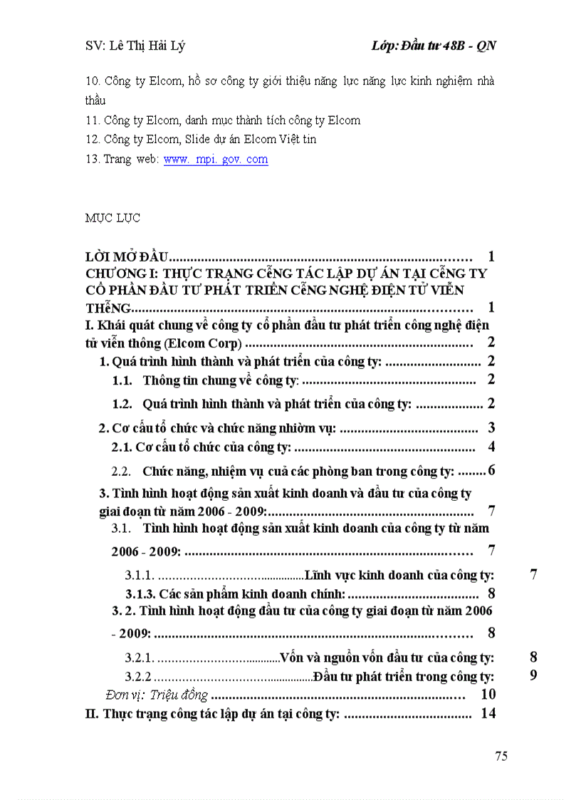 image for page Hoàn thiện công tác lập dự án tại công ty cổ phần đầu tư phát triển công nghệ điện tử viễn thông