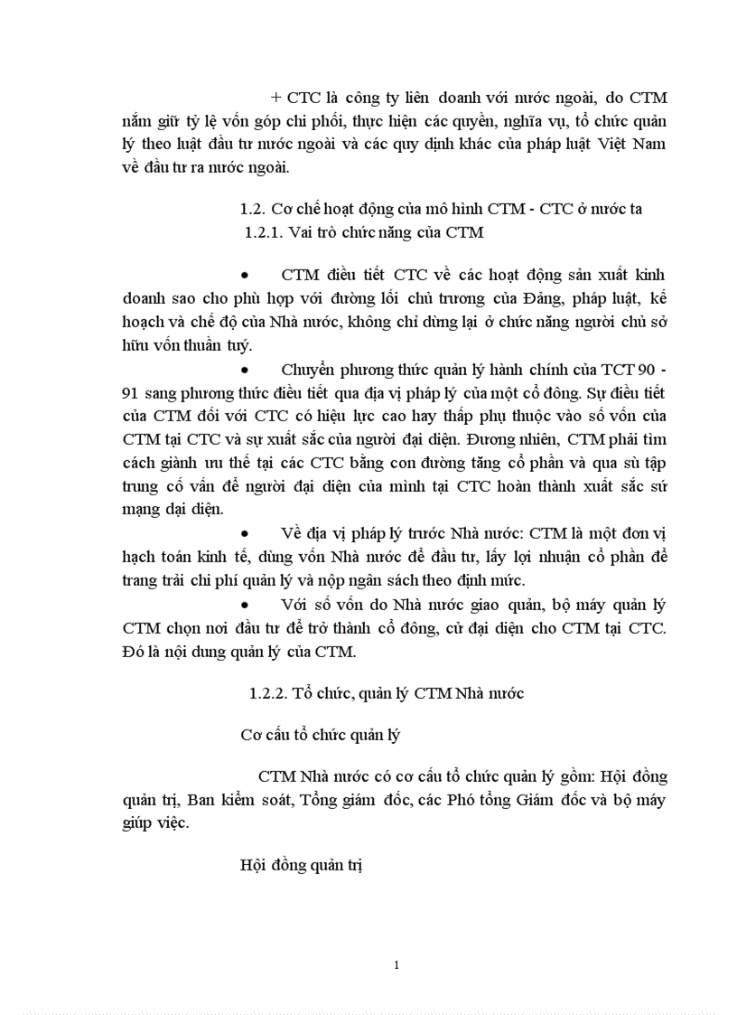 image for page Khả năng vận dụng mô hình công ty mẹ công ty con trong nền kinh tế Việt Nam