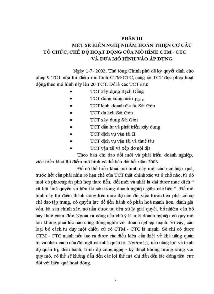 image for page Khả năng vận dụng mô hình công ty mẹ công ty con trong nền kinh tế Việt Nam