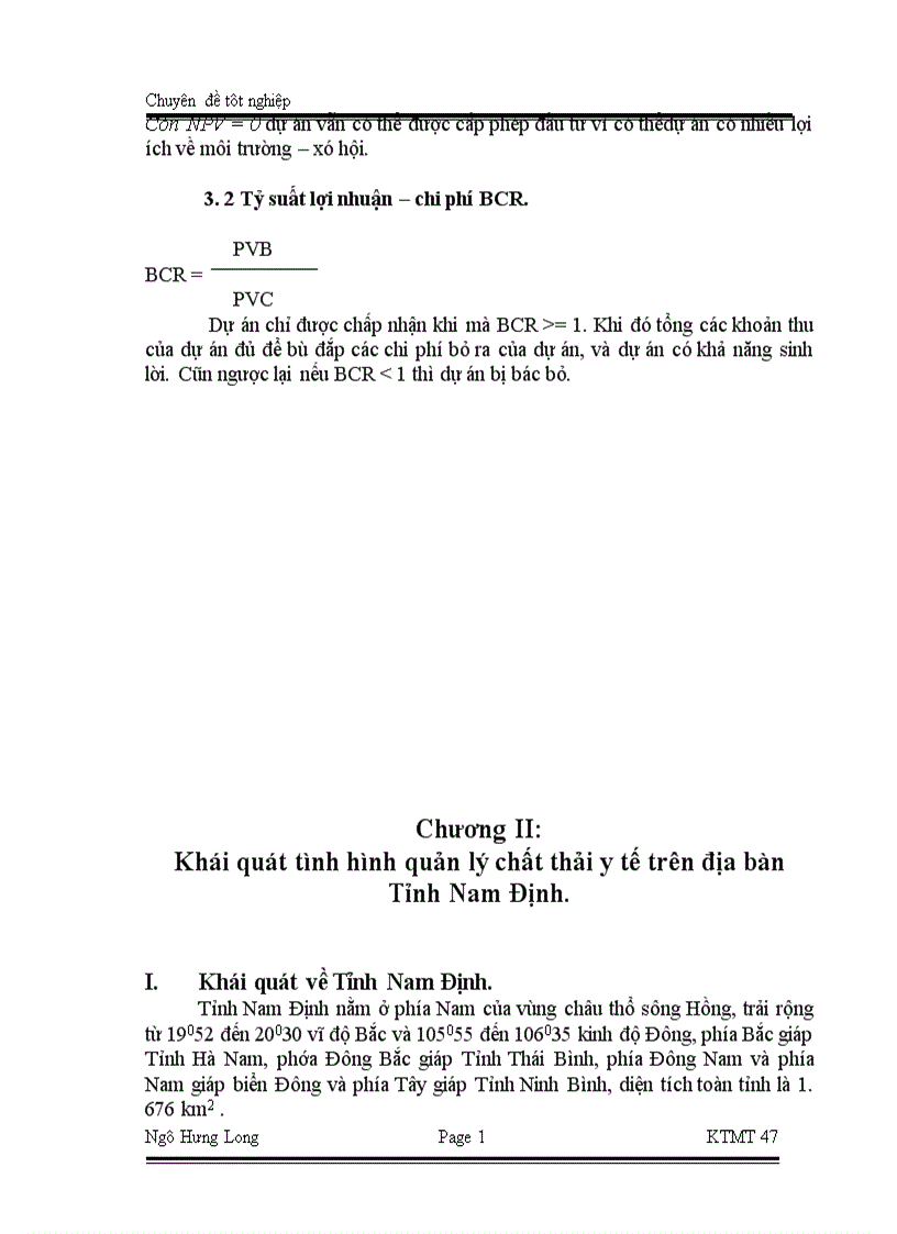 image for page Đánh giá thực trạng quản lý chất thải y tế nguy hại trên địa bàn Tỉnh Nam Định