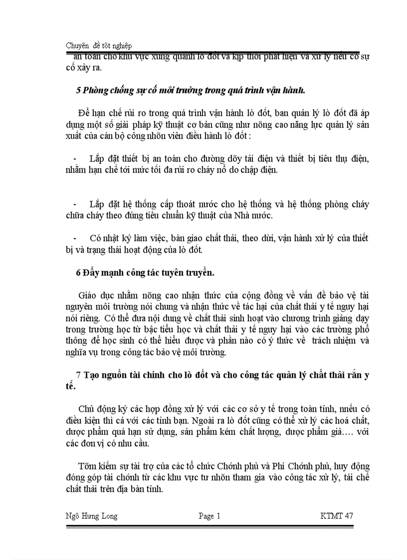 image for page Đánh giá thực trạng quản lý chất thải y tế nguy hại trên địa bàn Tỉnh Nam Định